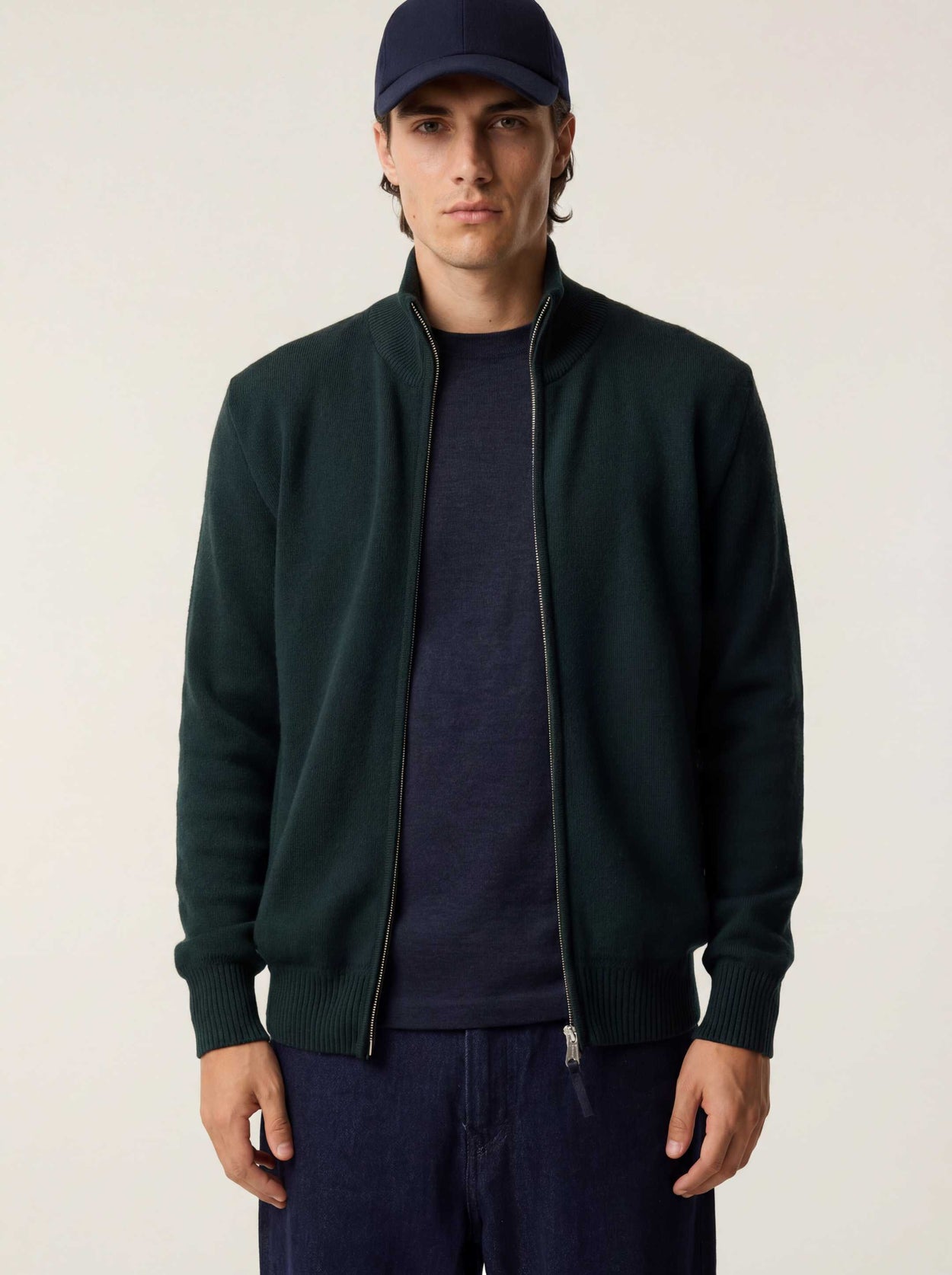 The Everyday Zip Through Forest Green Male Image