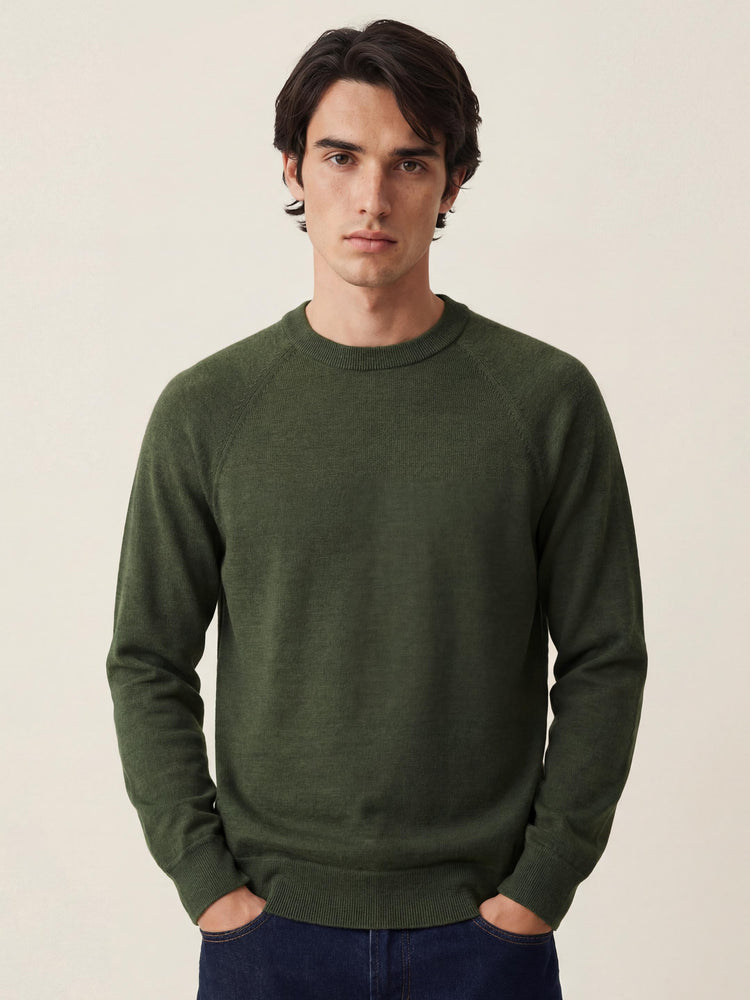 The Crewneck Light Moss Green Image