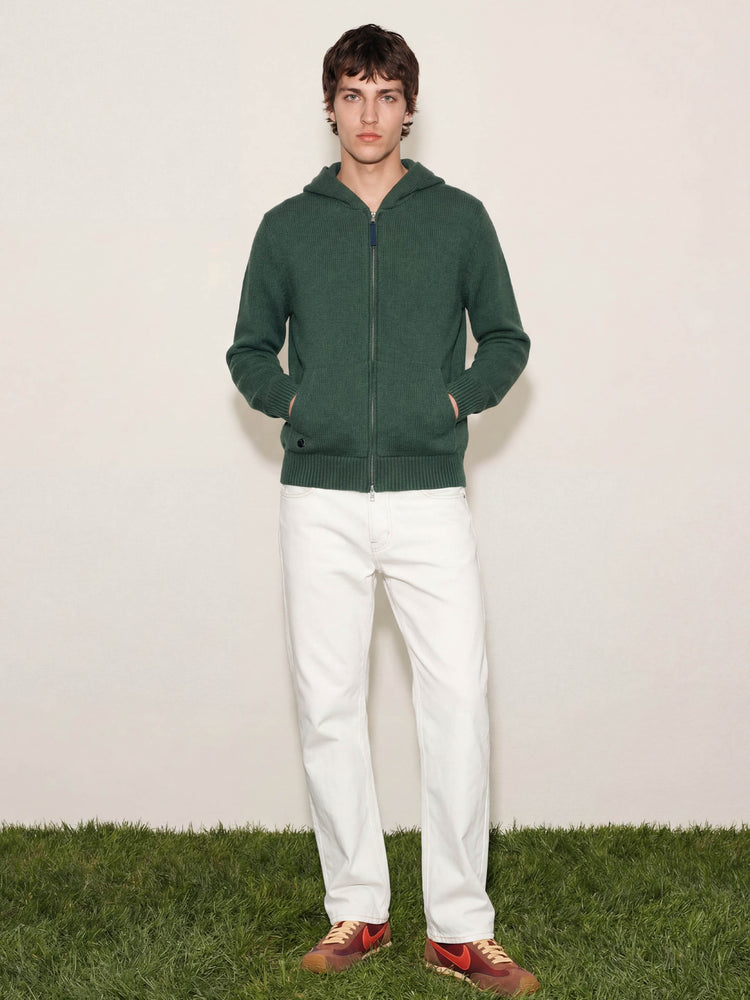 The Chunky Knit Zip Hoodie