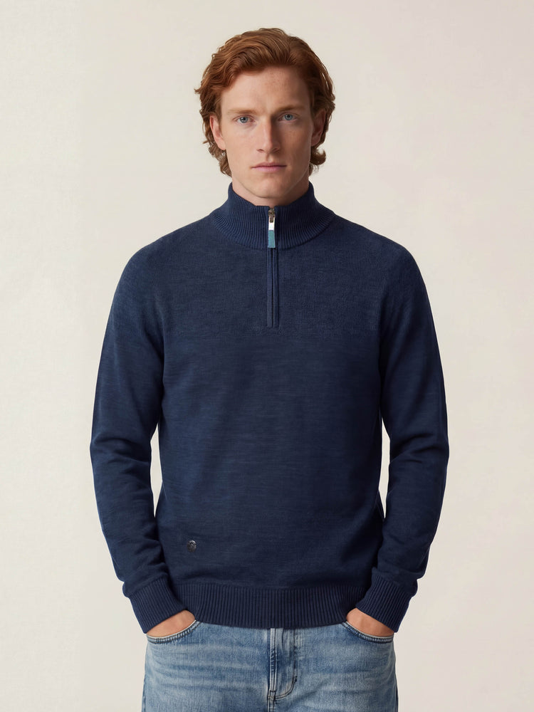 The Half Zip Pacific Blue Image