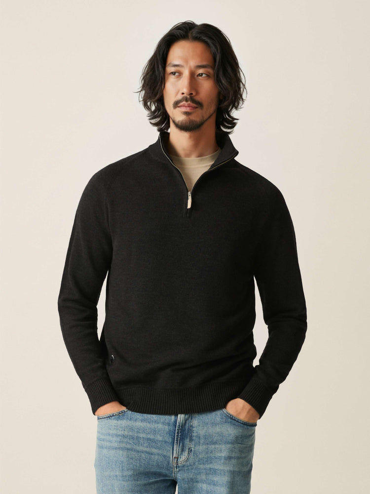 The Half Zip Anthracite Black Image