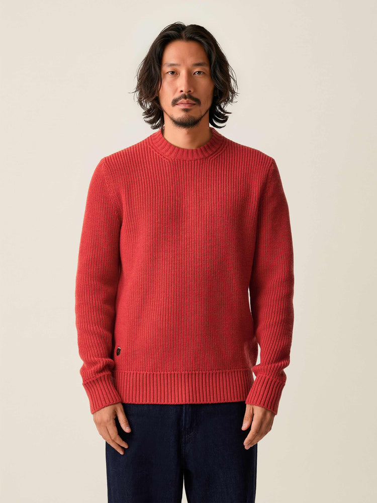 The Shepherd's Knit Crewneck Tomato Red Image