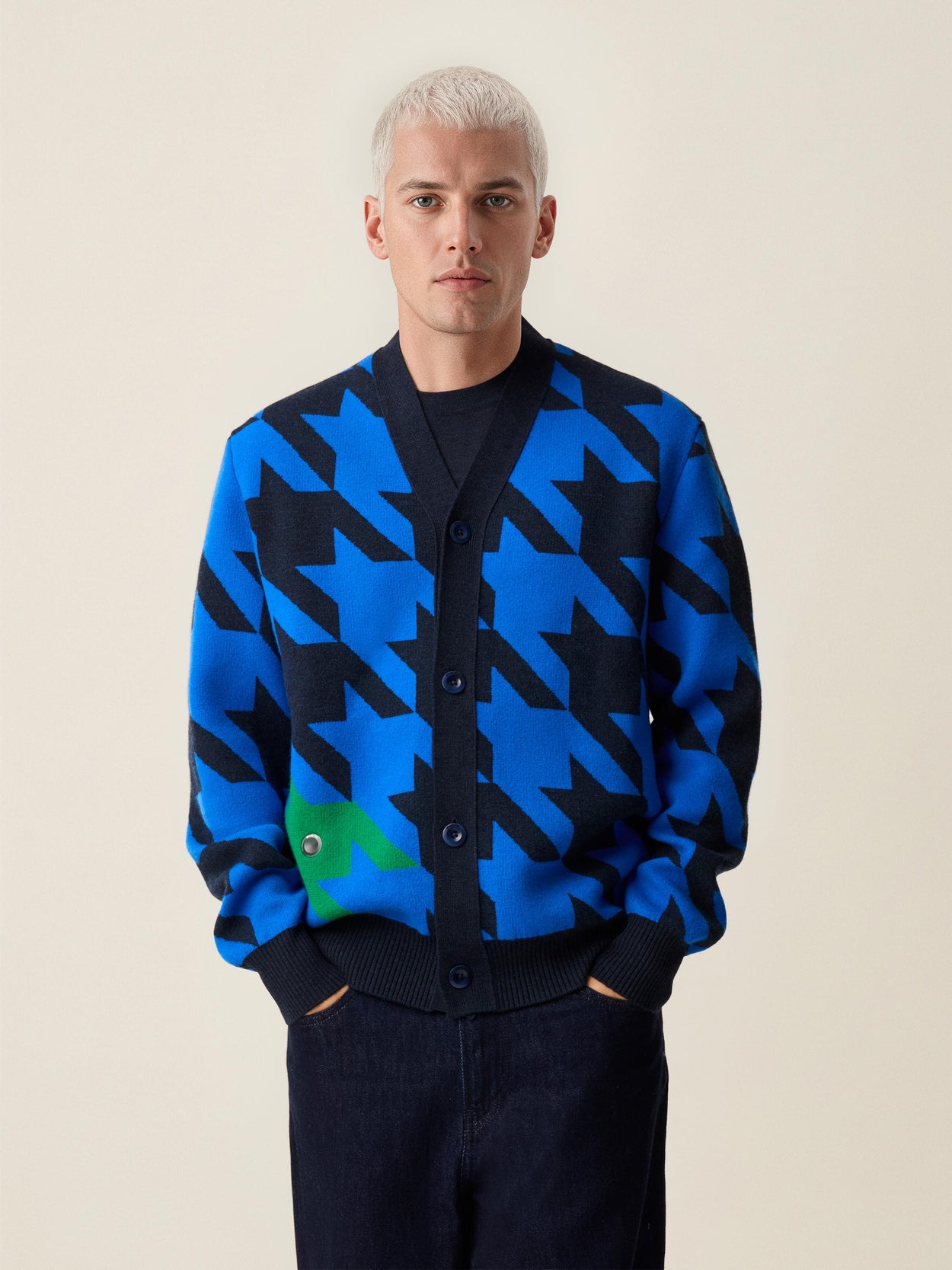 The Sheepstooth Cardigan Pacific Blue Male Image