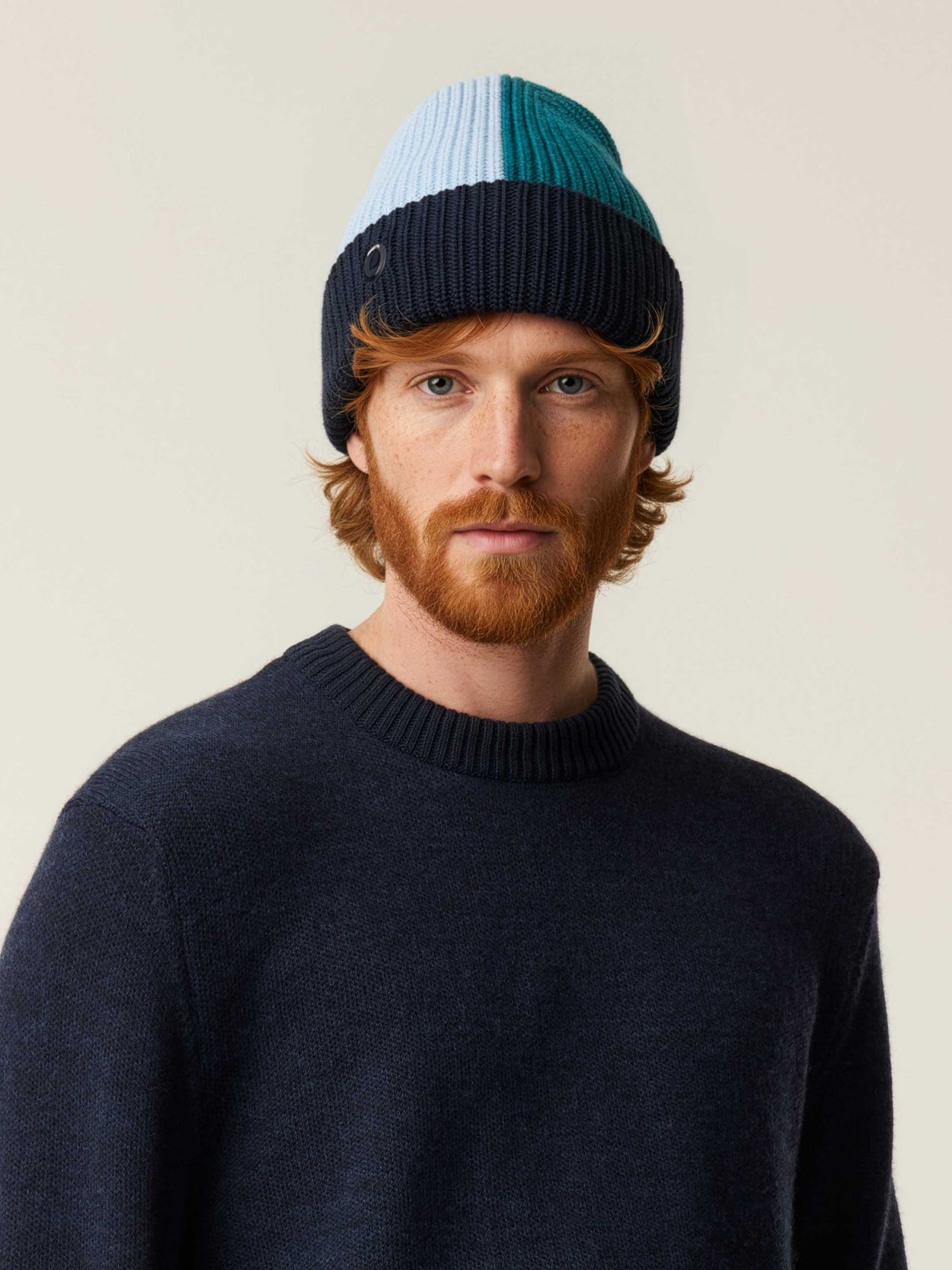 The Colourstack Beanie Pacific Blue Male Image