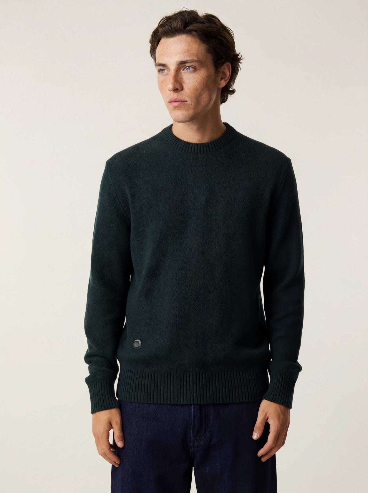 The Original Crewneck Forest Green Male Image