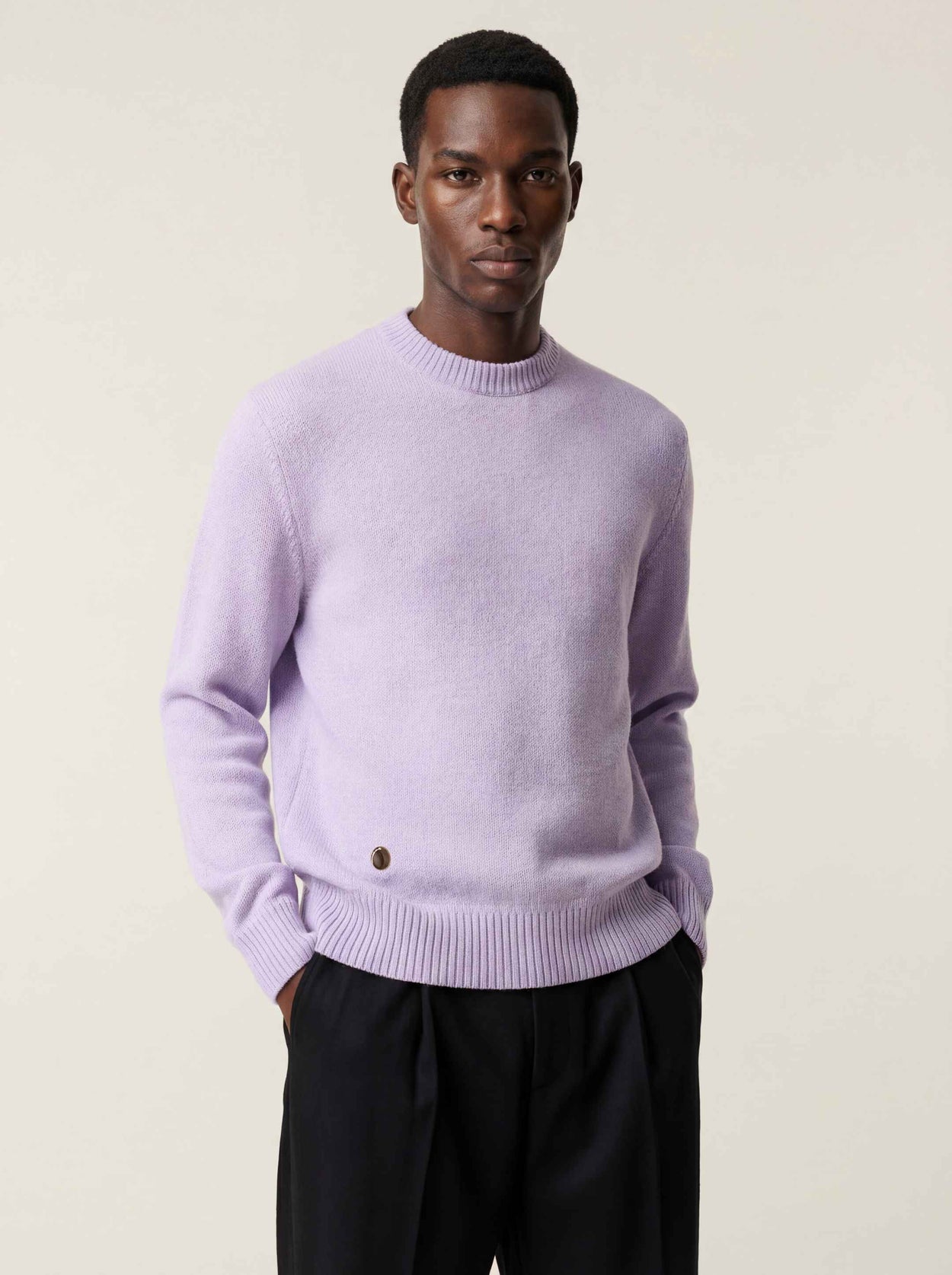 The Original Crewneck Lupin Lilac Male Image