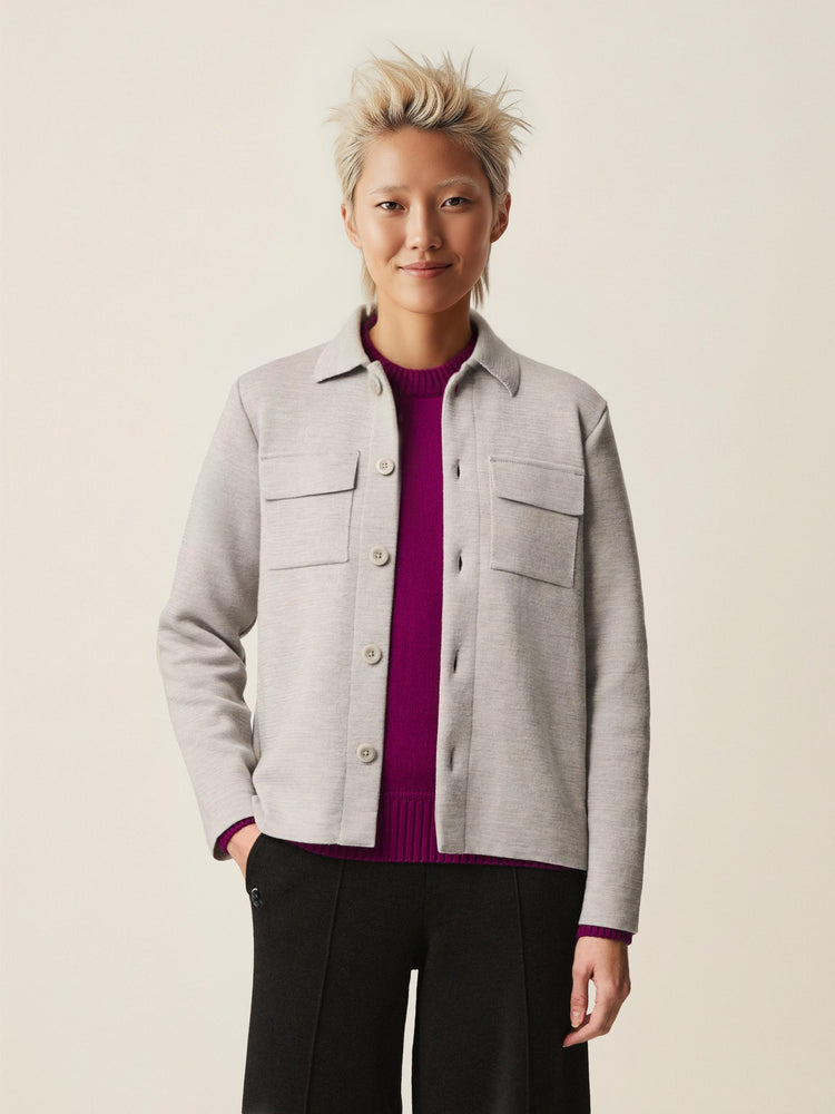 The Over Shirt Moon Grey Image