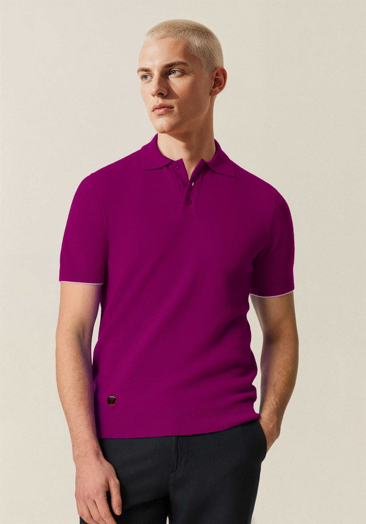 The Pique Polo Royal Purple Image