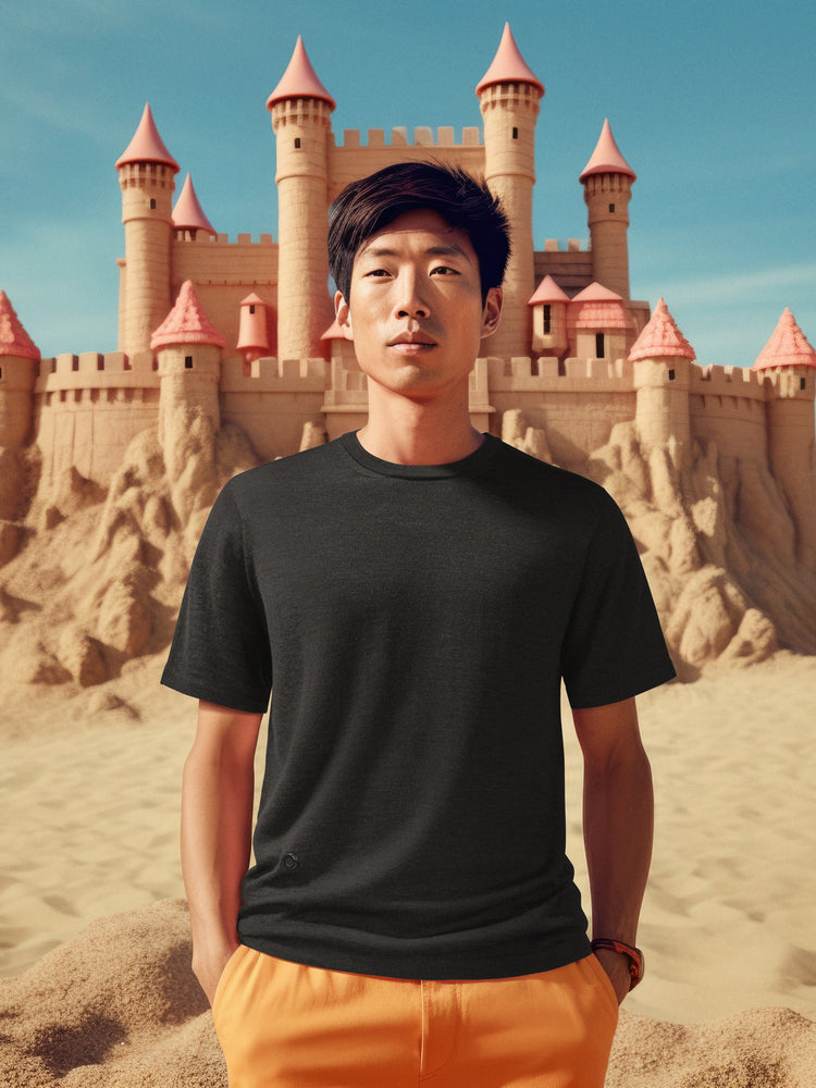 The Knitted T-Shirt Anthracite Black Image