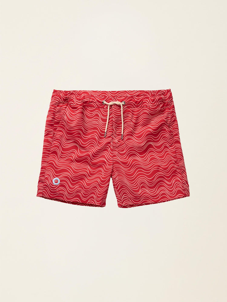 The Merino Swim Shorts Crimson Current Image