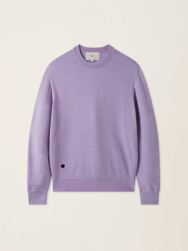 The Fine Knit Crewneck Lupin Lilac Image