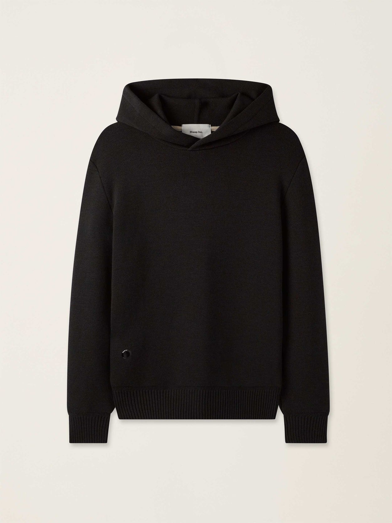 The Signature Merino Hoodie Anthracite Black Image