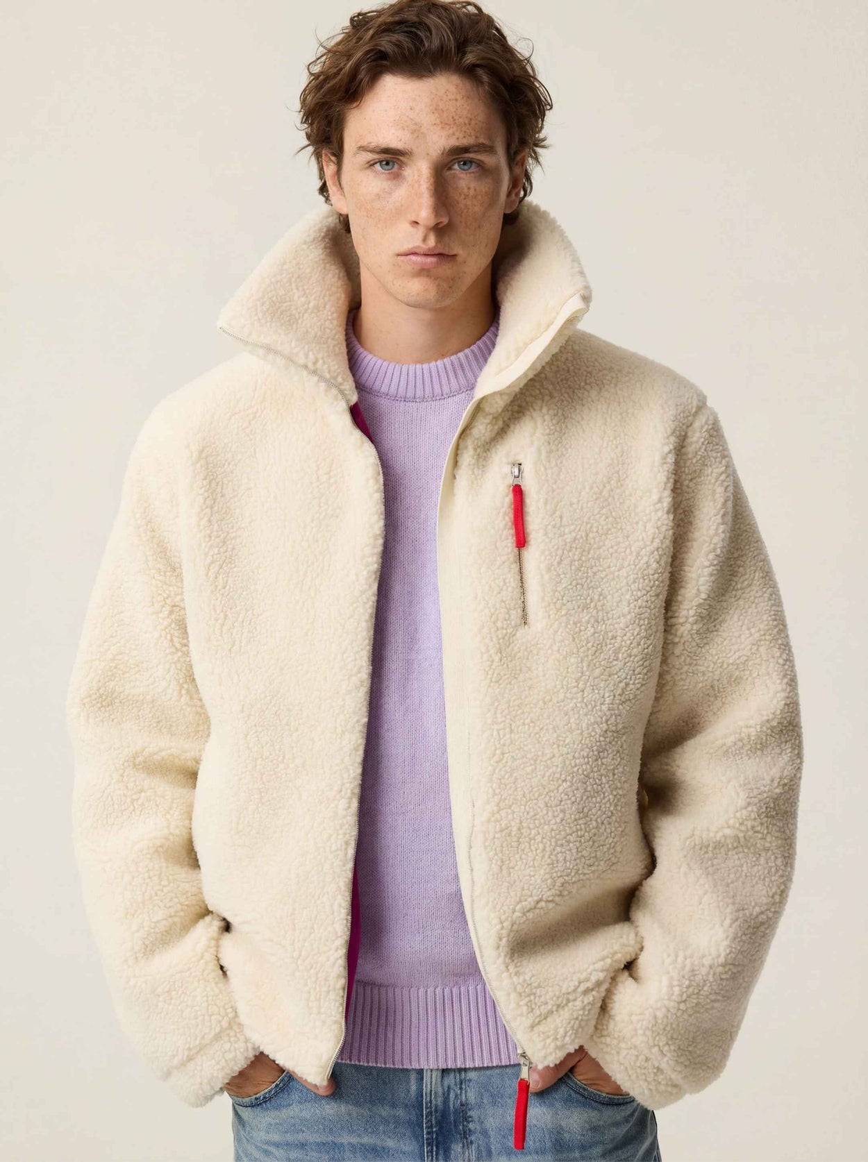 The Wool Fleece Raw White Male Image