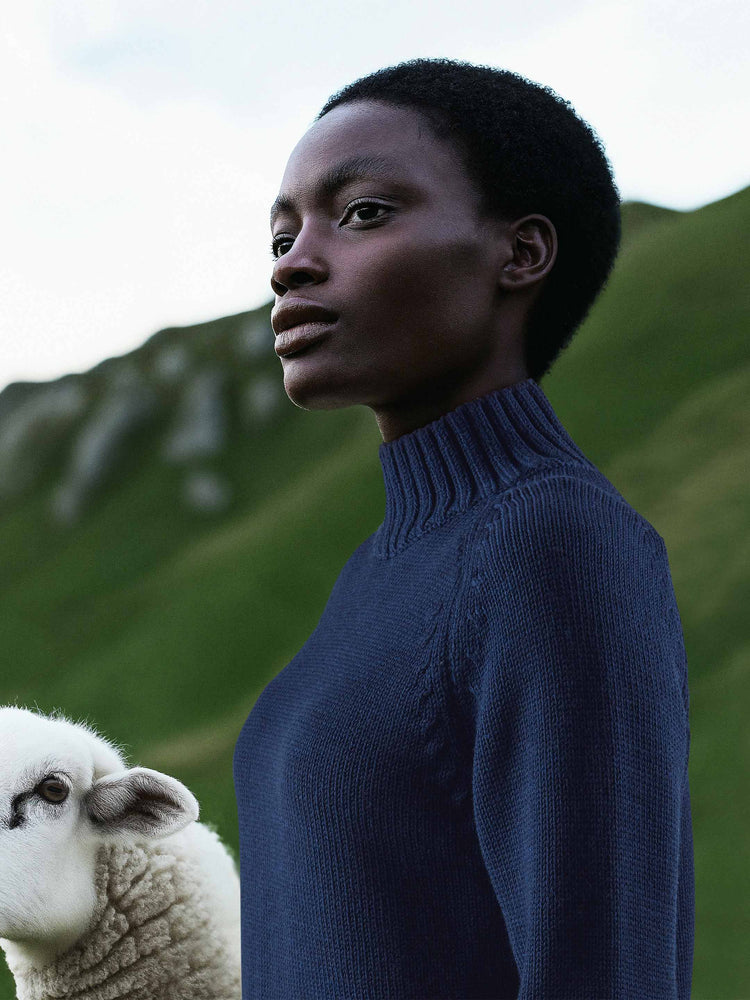 The High Neck 2.0 Atlantic Blue Image