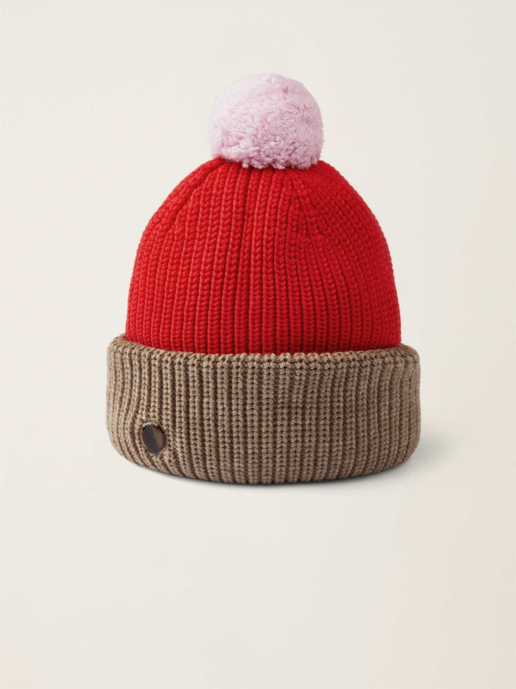 The Iconic Bobble Beanie Poppy Red Image