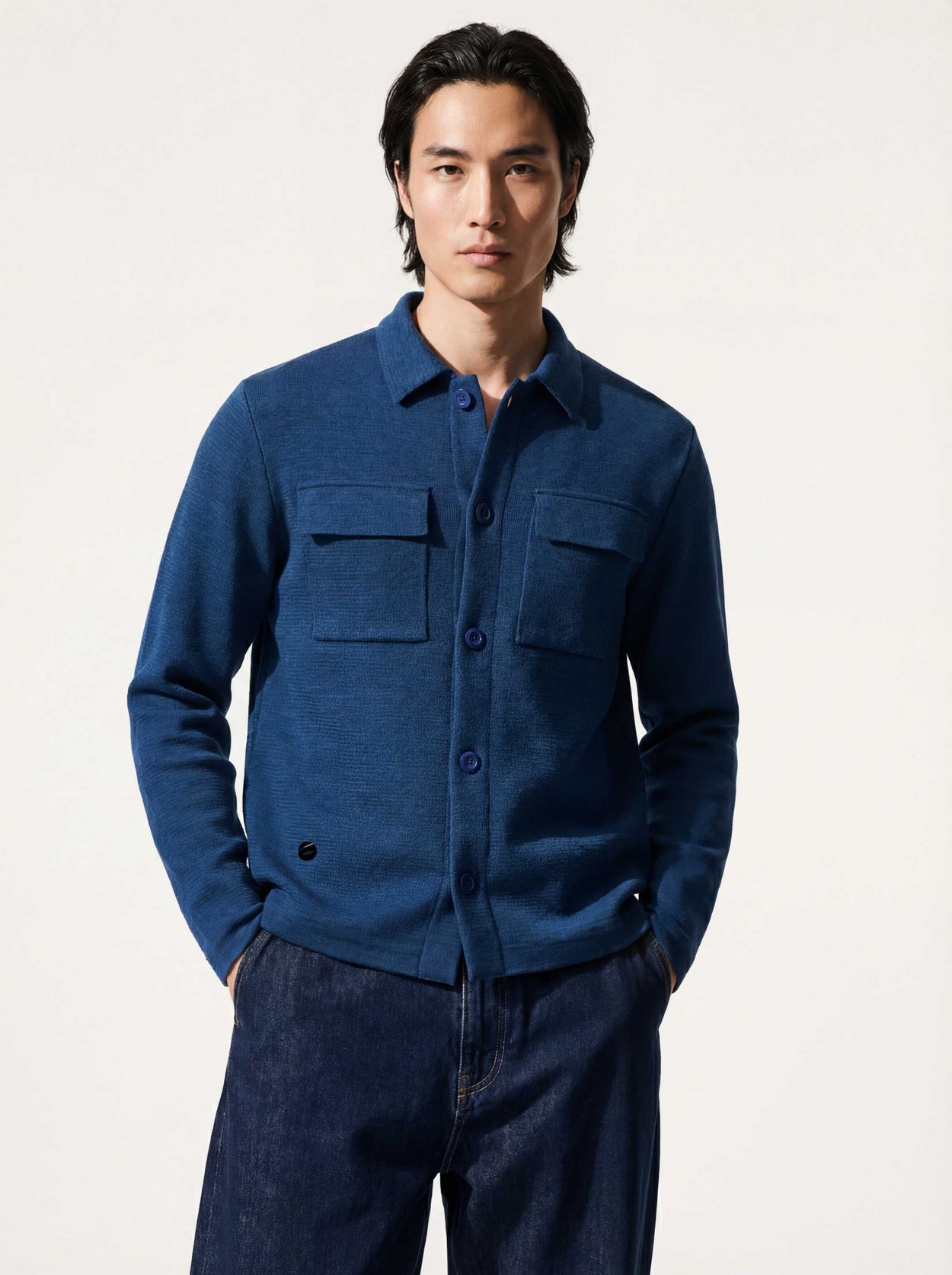 The Over Shirt Atlantic Blue Male Image