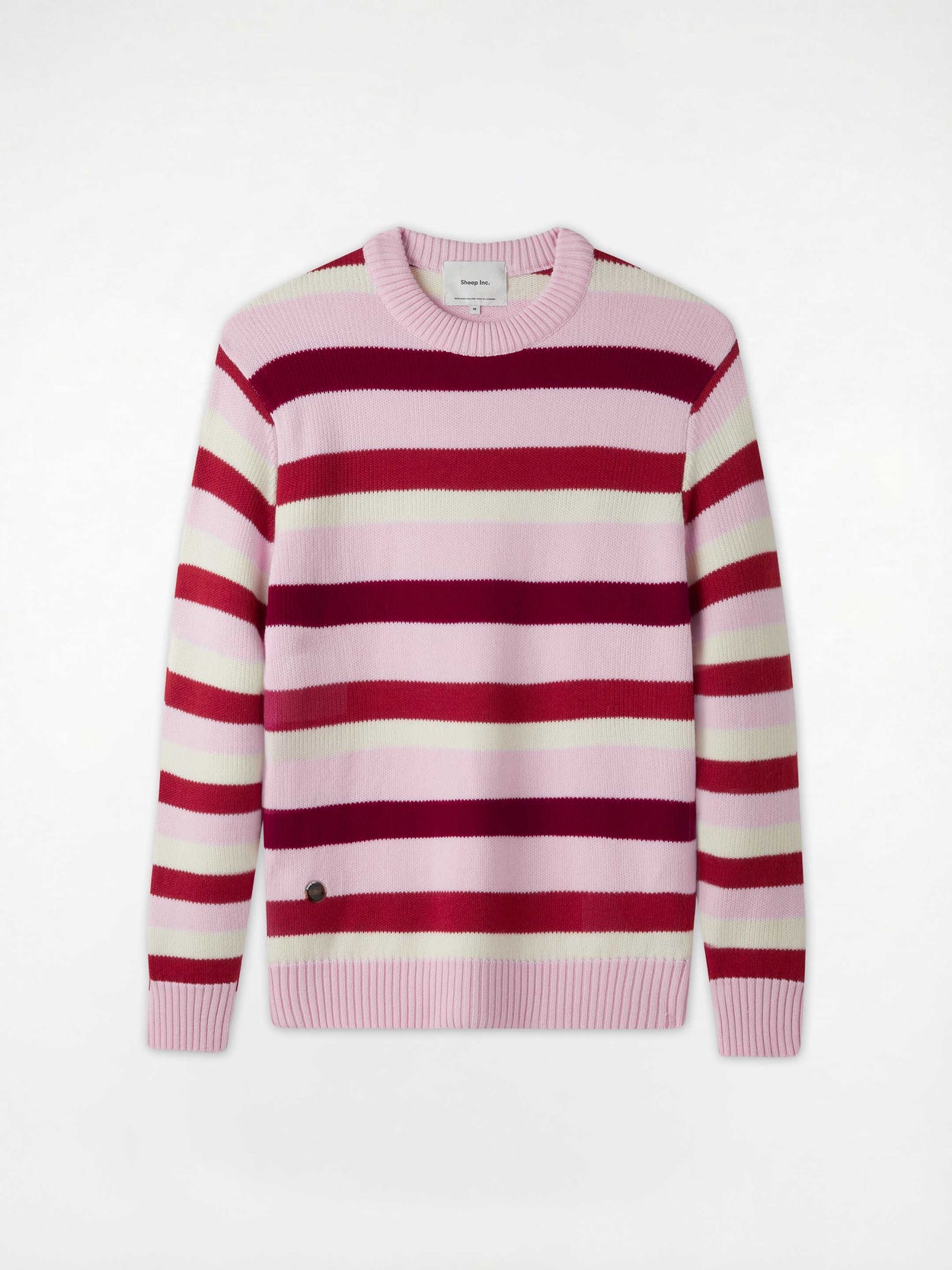 The Stripe Crewneck Candyfloss Pink Image