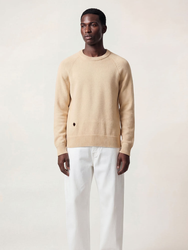 The Crewneck 2.0 Almond White Image