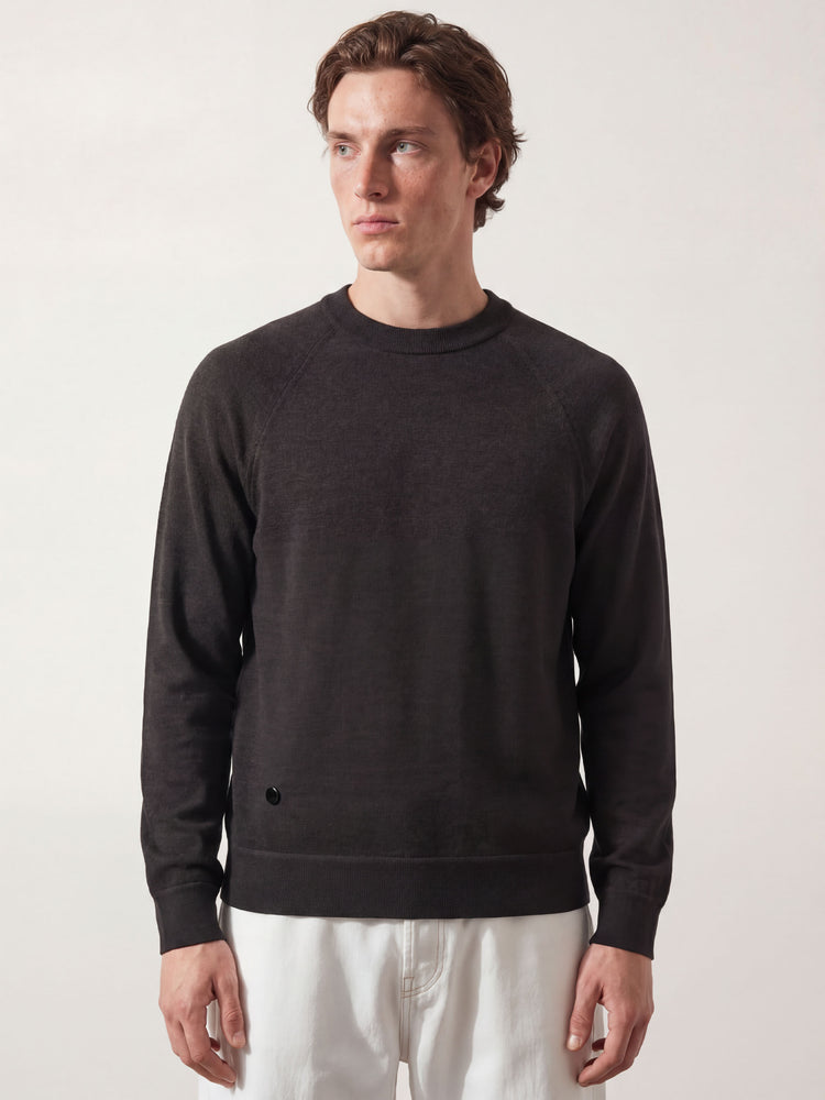 The Crewneck Light Anthracite Black Image
