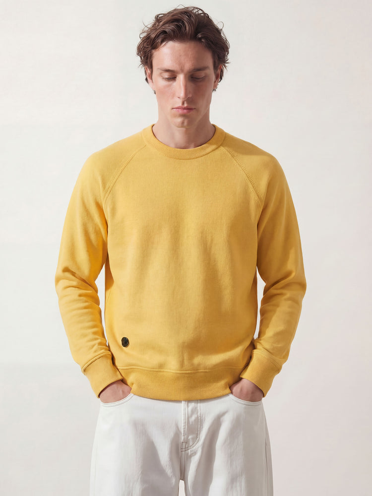 The Crewneck Light Sunflower Yellow Image