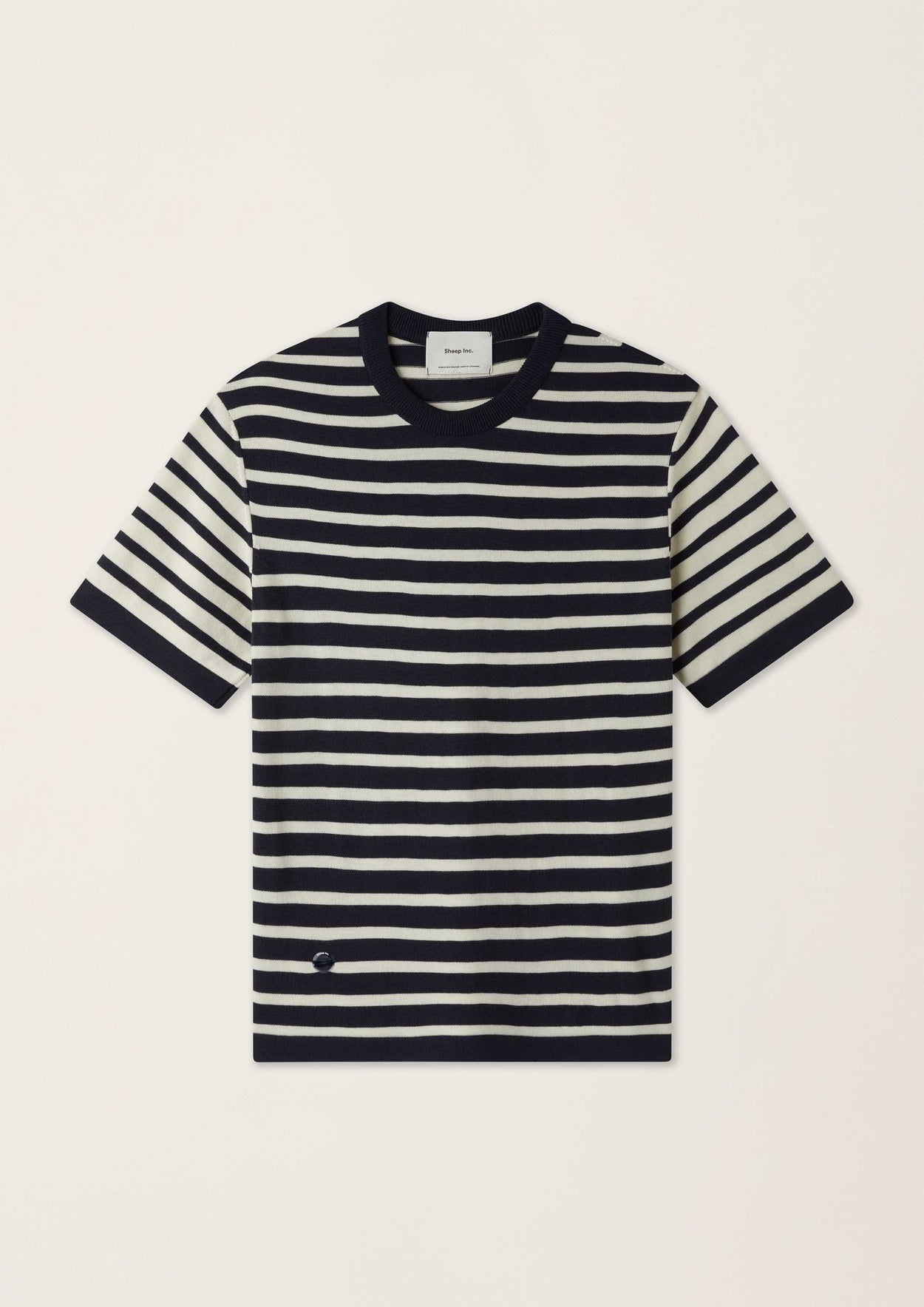 The Stripe T-Shirt Pacific Blue Image