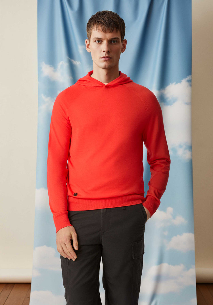 The Ultra-Light Hoodie Poppy Red Image