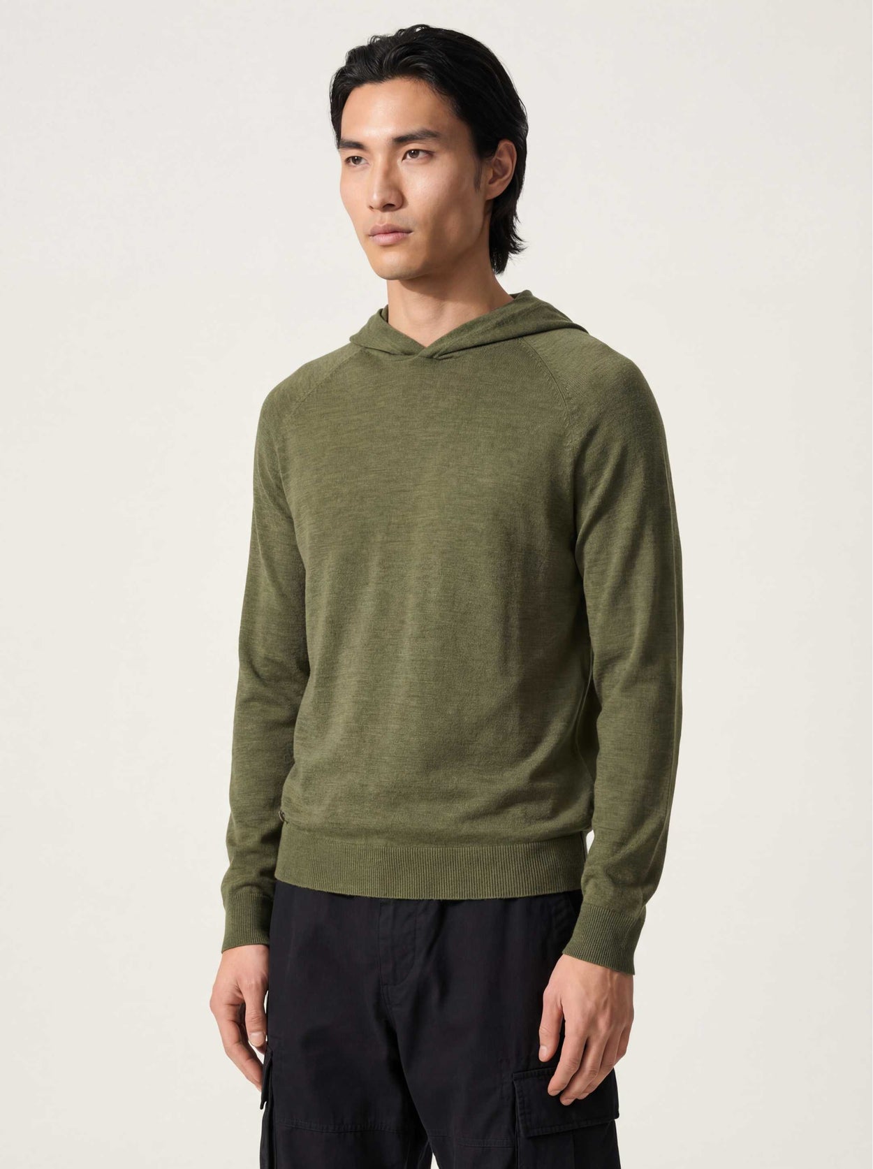 The Ultra-Light Hoodie Moss Green Male Image
