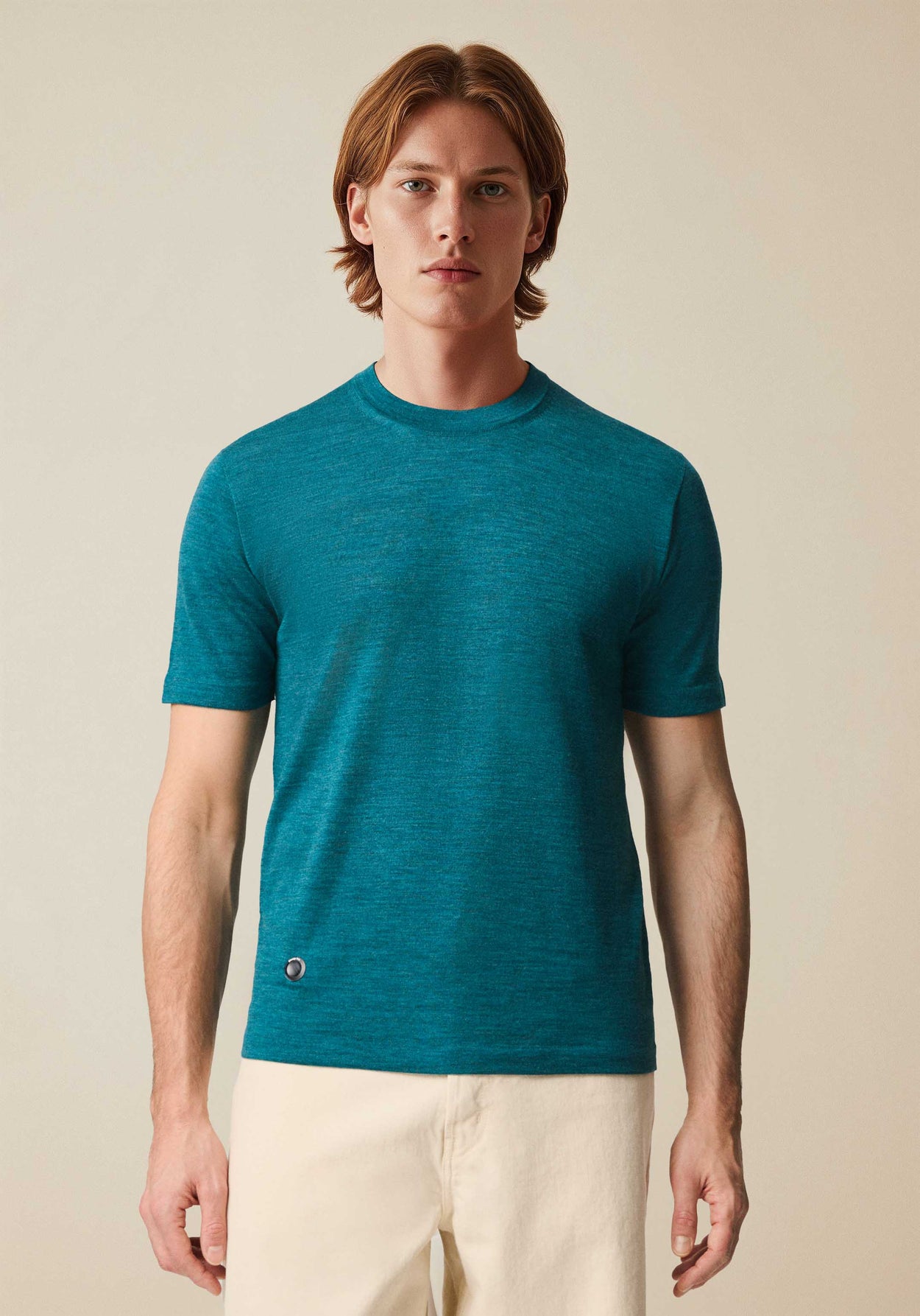 The Ultra-Light T-Shirt Teal Blue Male Image