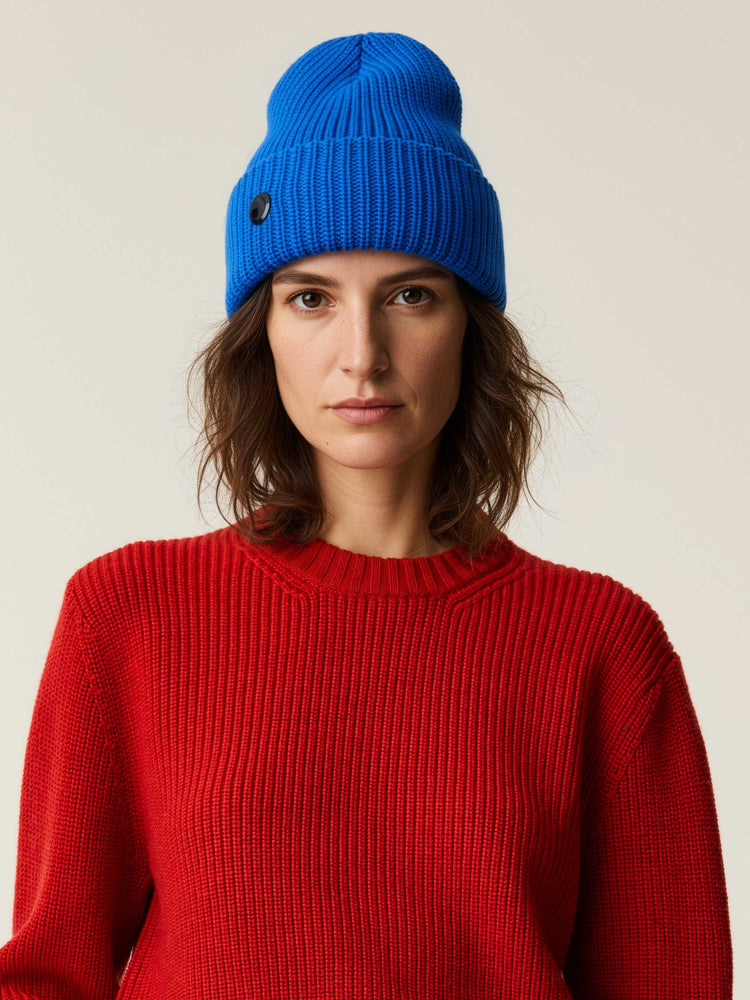 The Iconic Beanie Cobalt Blue Image