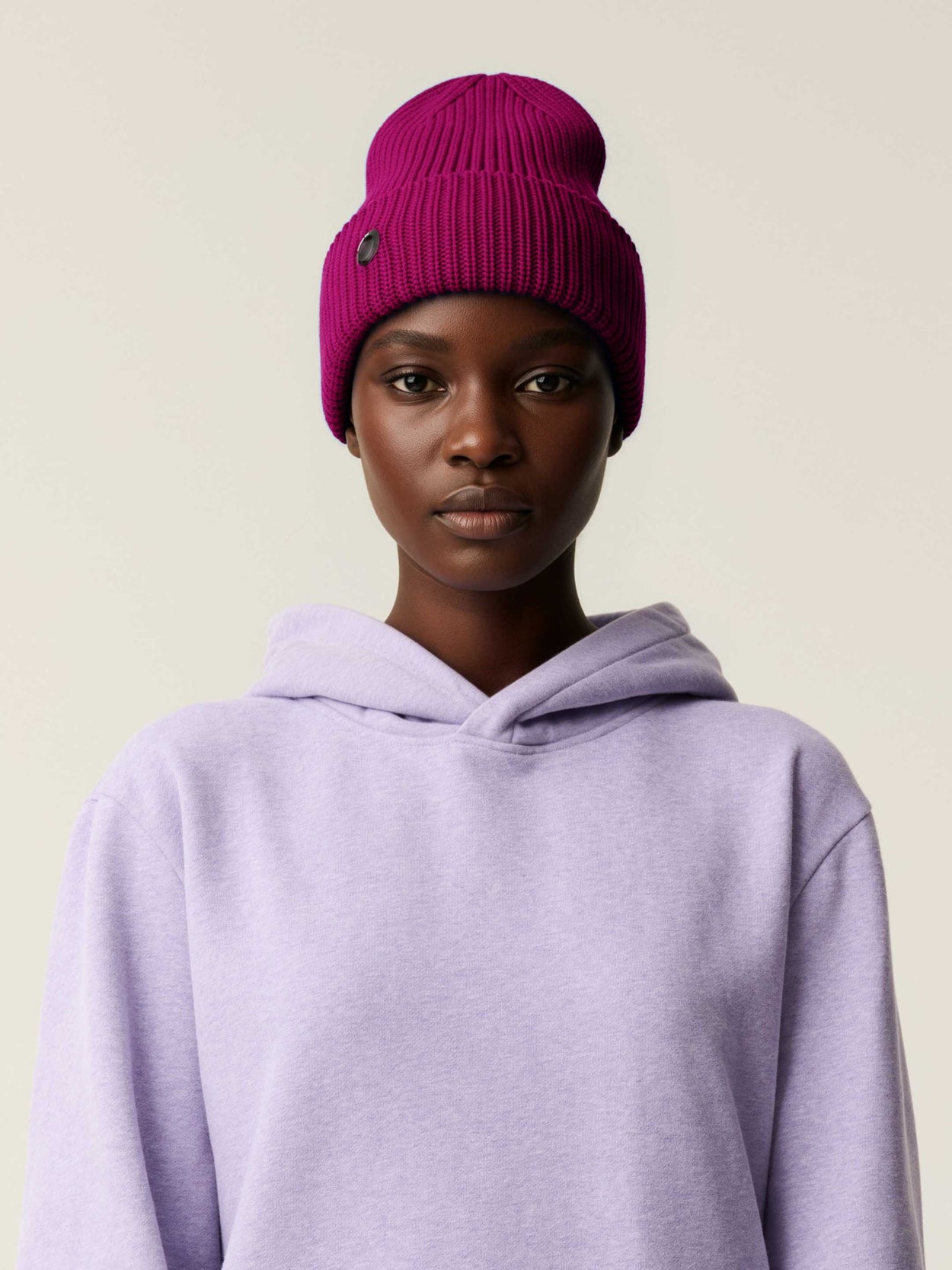 The Iconic Beanie Royal Purple Female Image