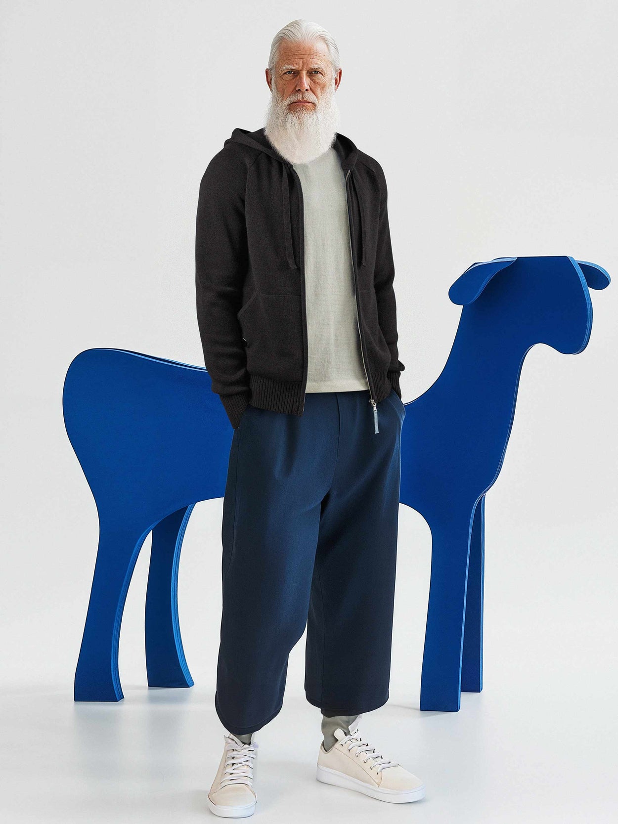 Anthracite Black Knitted Beanie 2.0 Men's/Women's Sheep Inc