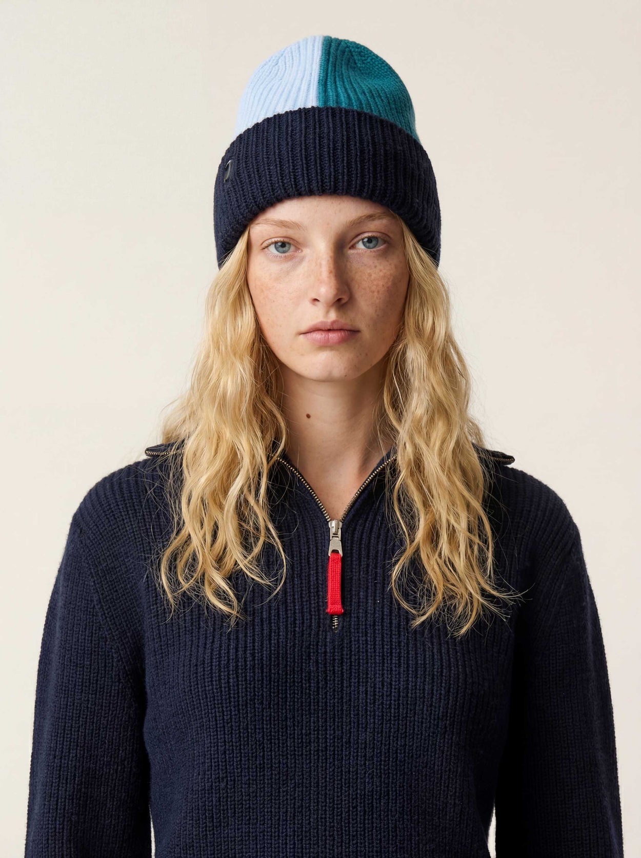 The Colourstack Beanie Pacific Blue Female Image