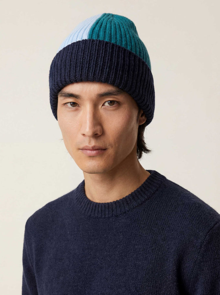 The Colourstack Beanie Pacific Blue Image